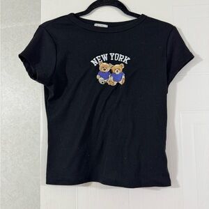 Black womans with Bear Design